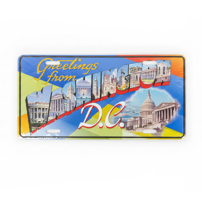 Greetings from Washington DC Decorative License Plate