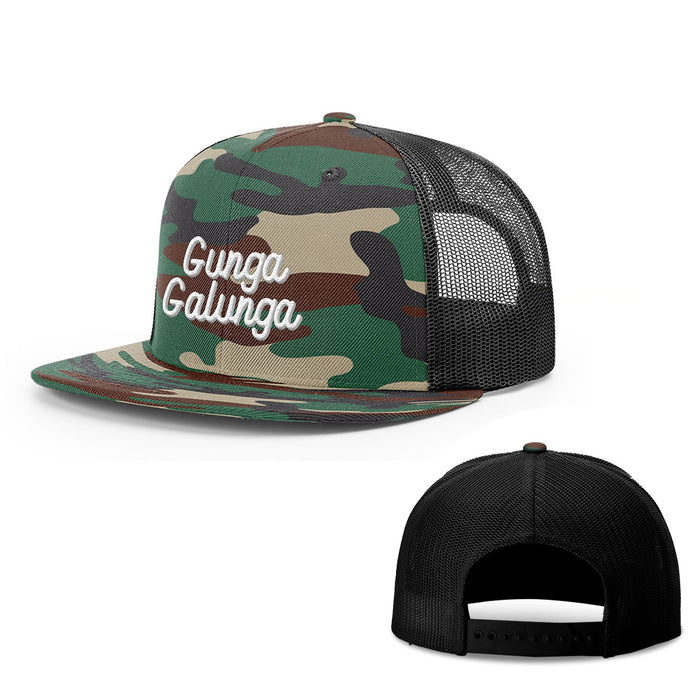 Snapback Flatbill / Camo and Black / One Size
