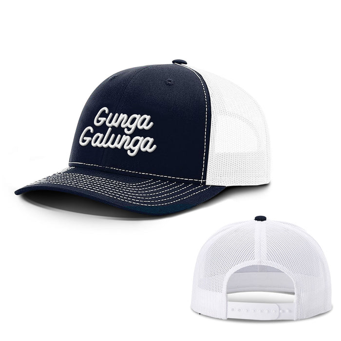 Snapback Trucker / Navy and White / One Size