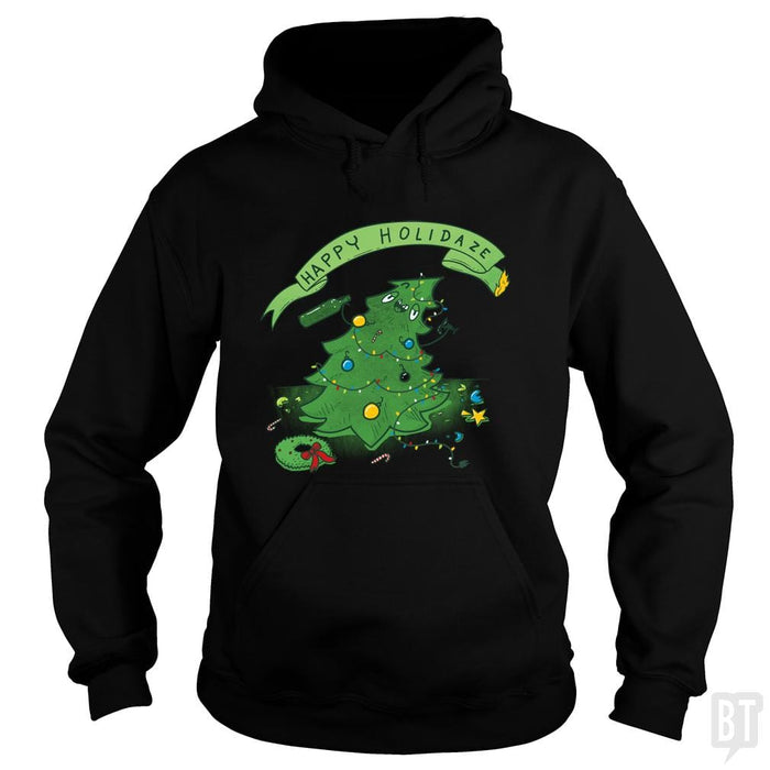 Happy Holidaze - BustedTees.com