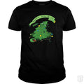 SunFrog-Busted Made With Awesome Classic Guys / Unisex Tee / Black / S Happy Holidaze