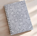 Hardcover Notebook | Lined Notes | Doodle Pages – 6.5” x 9” ADHD Doodle Pages