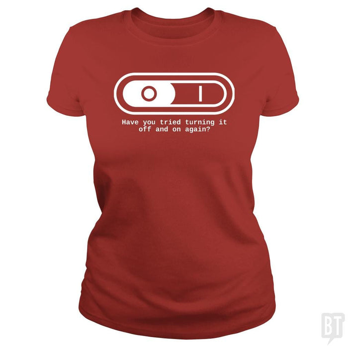 Classic Ladies Tee / Red / S