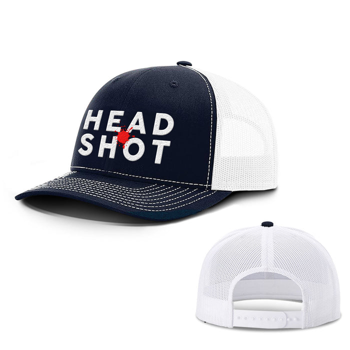 Snapback Trucker / Navy and White / One Size