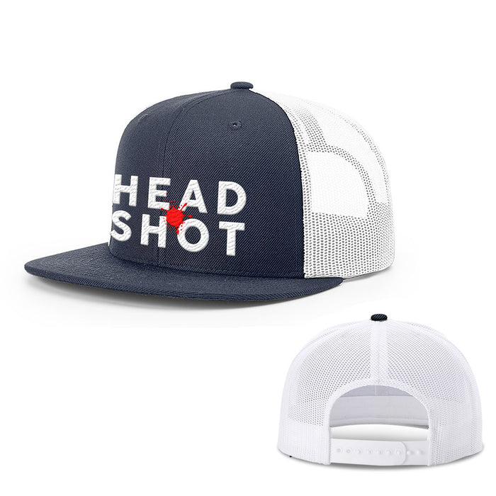 Snapback Flatbill / Navy and White / One Size