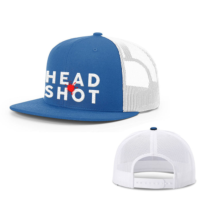 Snapback Flatbill / Royal Blue and White / One Size