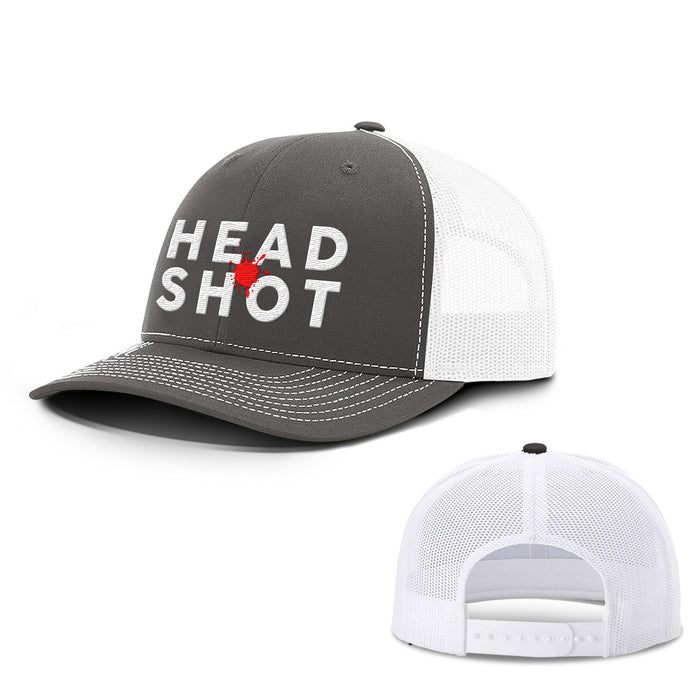 Head Shot Hats - BustedTees.com