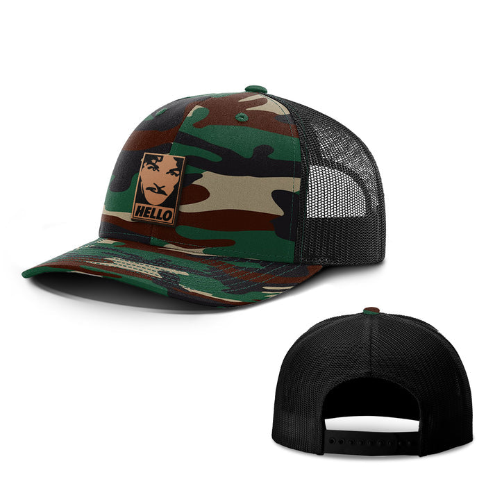 Snapback Trucker / Green Camo and Black / One Size