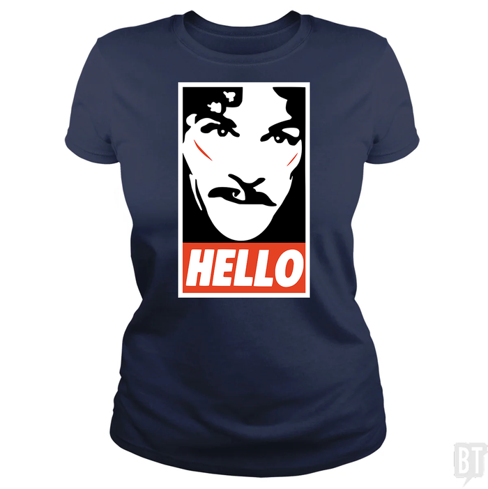 Classic Ladies Tee / Navy Blue / S