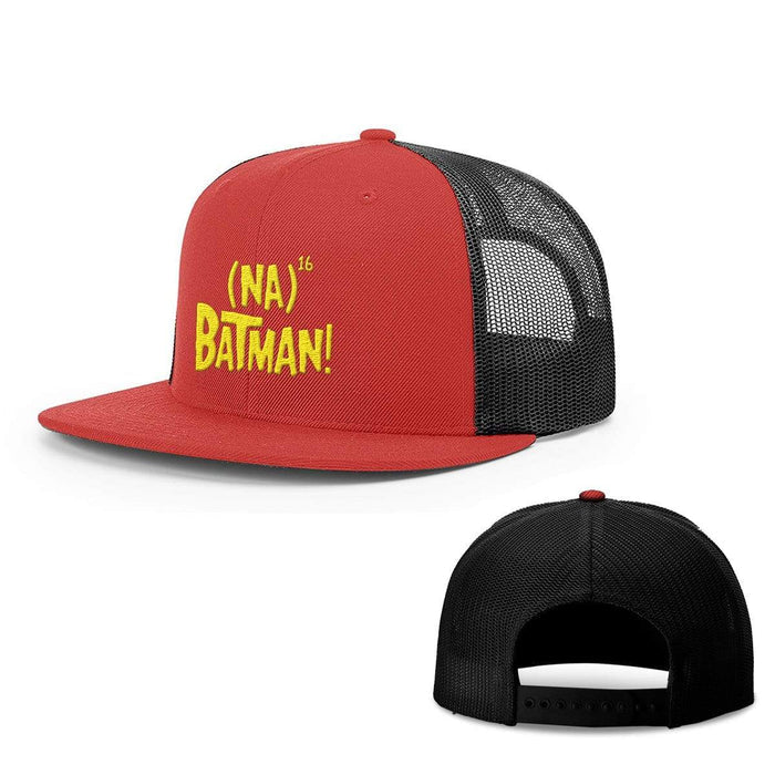 Snapback Flatbill / Red and Black / One Size