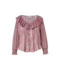 Veronica Beard Hewitts Floral Blouse - Orchid Haze Multi