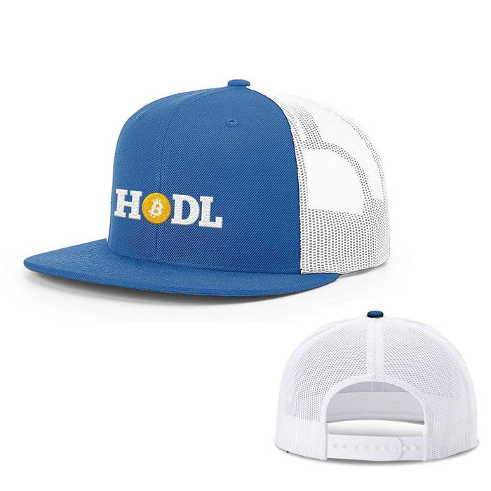 Snapback Flatbill / Royal Blue and White / One Size
