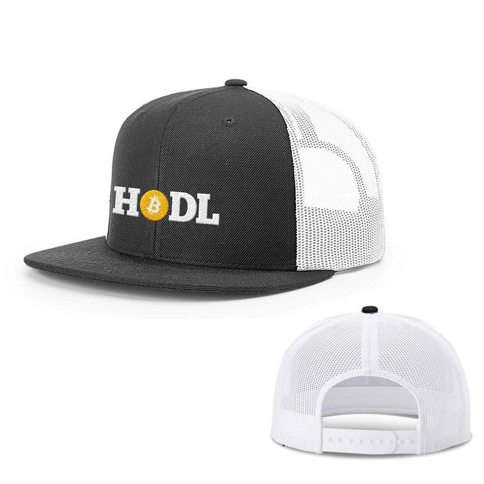 Snapback Flatbill / Black and White / One Size