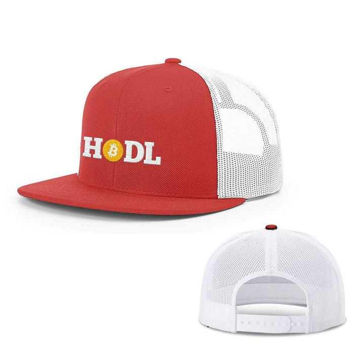 Snapback Flatbill / Red and White / One Size