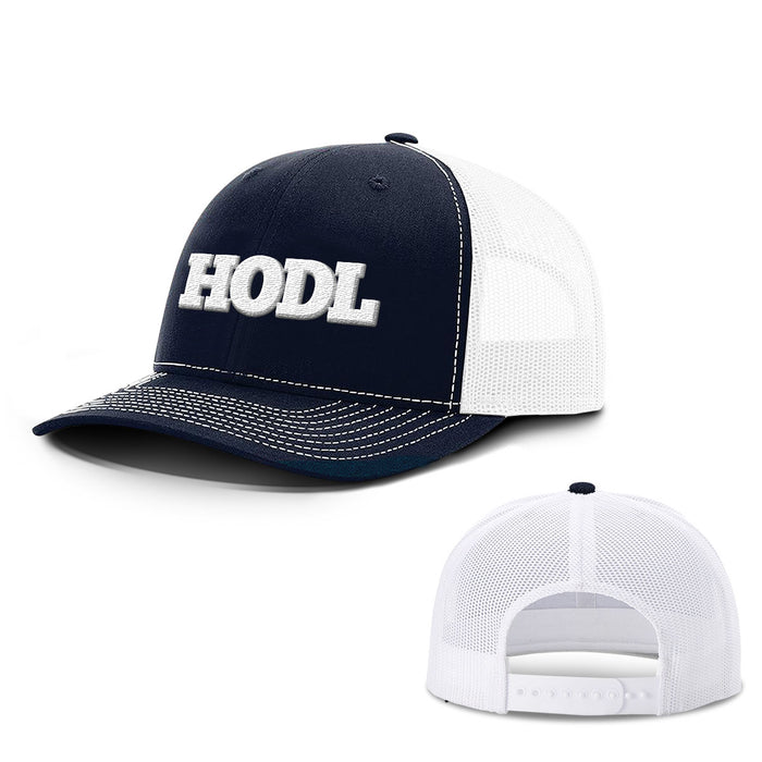 Snapback Trucker / Navy and White / One Size