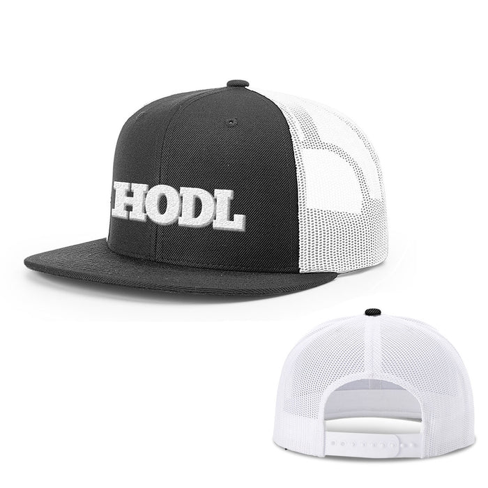 Snapback Flatbill / Black and White / One Size