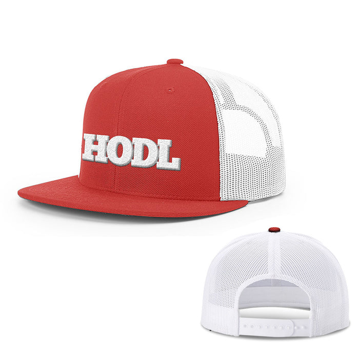 Snapback Flatbill / Red and White / One Size
