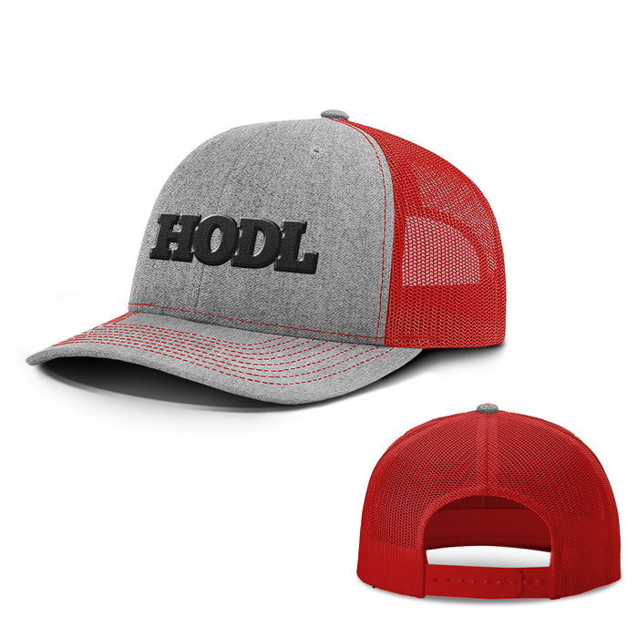 Snapback Trucker / Heather and Red / One Size