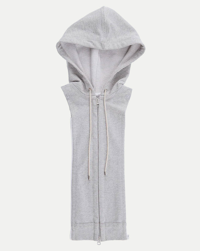 Veronica Beard Hoodie Dickey - Heather Grey