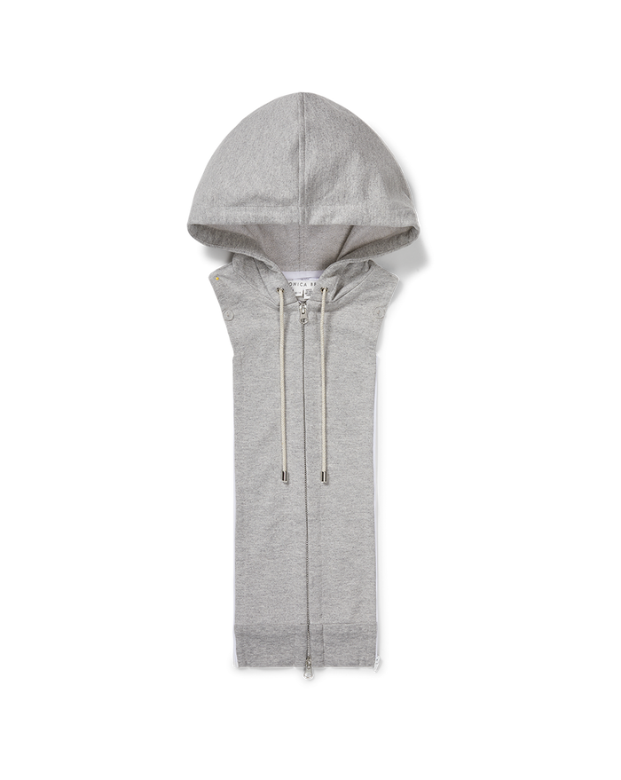 Veronica Beard Hoodie Dickey - Heather Grey