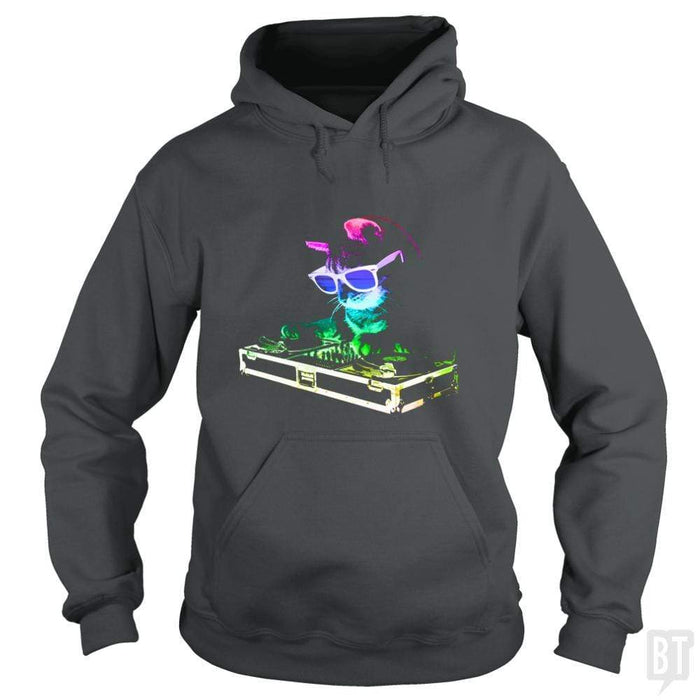 SunFrog-Busted Arsa Hoodie / Dark Heather / S house cat