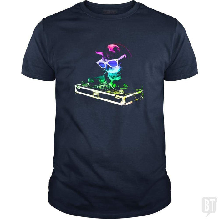 SunFrog-Busted Arsa Classic Guys / Unisex Tee / Navy Blue / S house cat