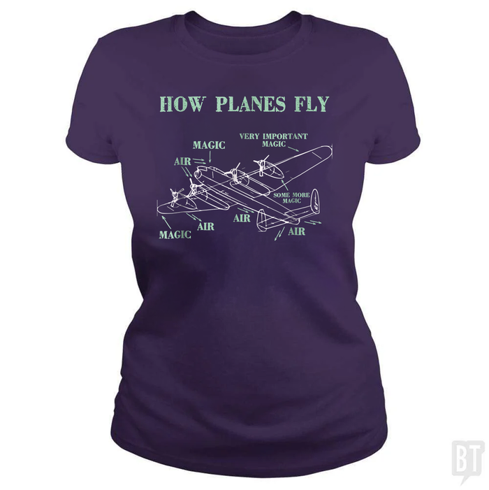Classic Ladies Tee / Purple / S