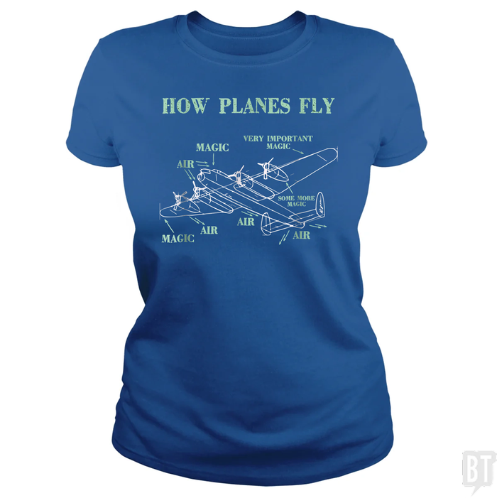 Classic Ladies Tee / Royal Blue / S