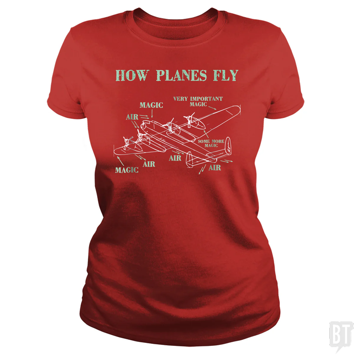 Classic Ladies Tee / Red / S
