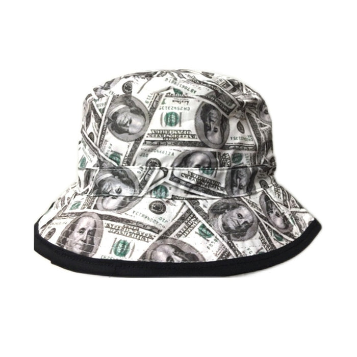 Hundred Dollar Bill Bucket Hat