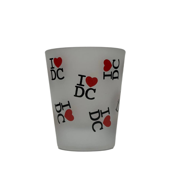 I <3 DC Frosted Shot Glass