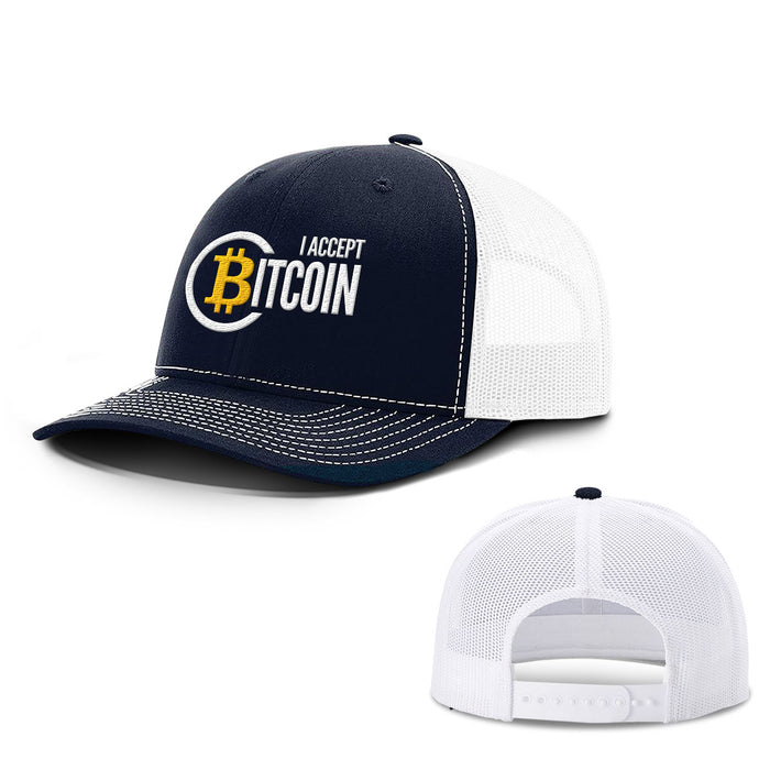 Snapback Trucker / Navy and White / One Size