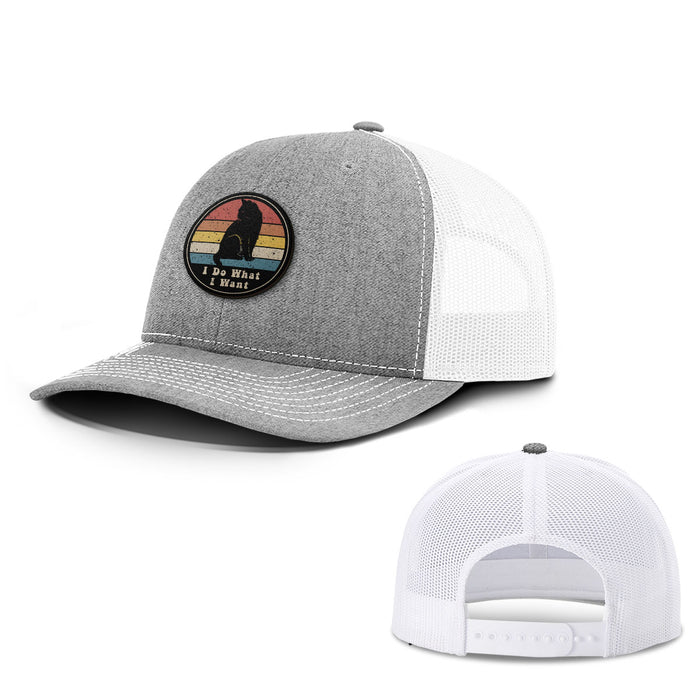 I Do What I Want Patch Hats - BustedTees.com