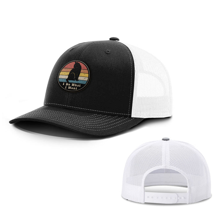I Do What I Want Patch Hats - BustedTees.com