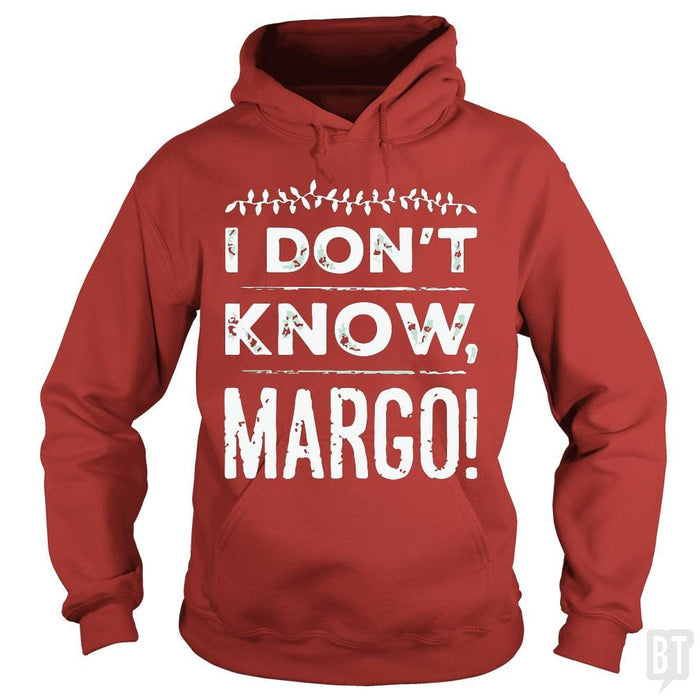 SunFrog-Busted LAVO Artist Hoodie / Red / S I Dont Know Margo Funny Christmas