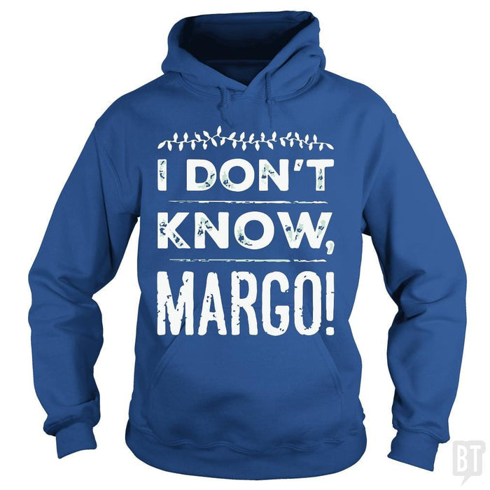 SunFrog-Busted LAVO Artist Hoodie / Royal Blue / S I Dont Know Margo Funny Christmas