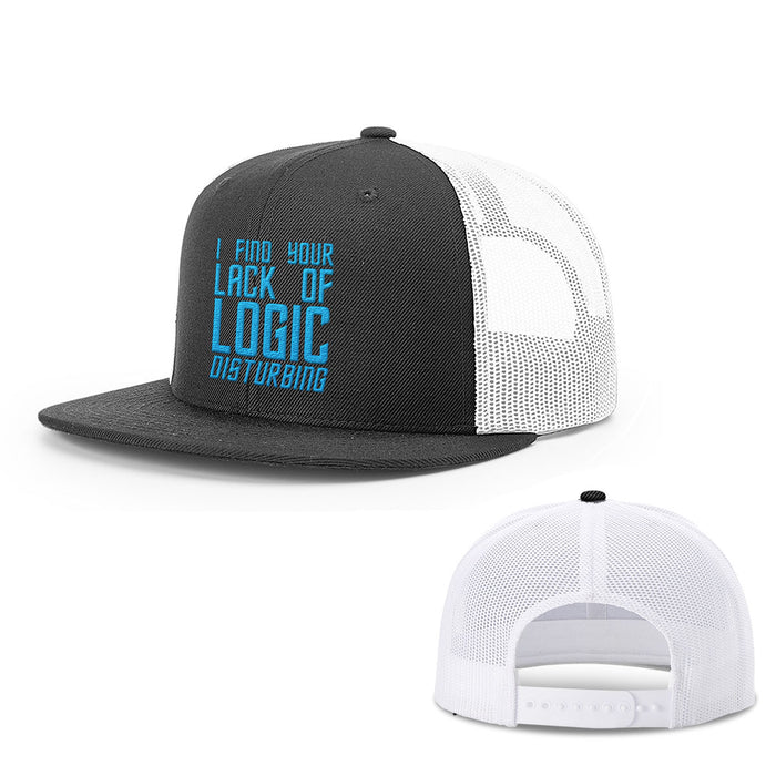 Snapback Flatbill / Black and White / One Size