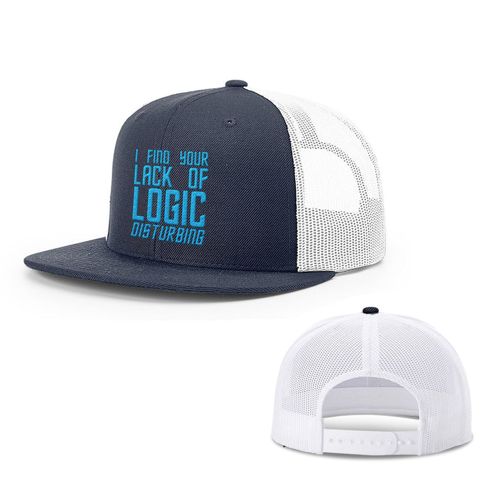 Snapback Flatbill / Navy and White / One Size