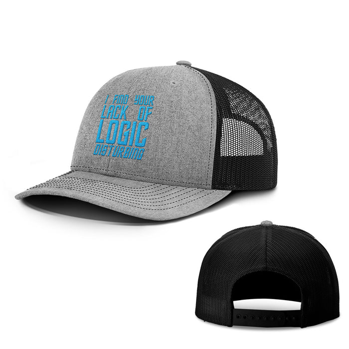 I Find Your Lack of Logic Disturbing Hats - BustedTees.com