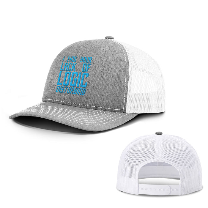 I Find Your Lack of Logic Disturbing Hats - BustedTees.com