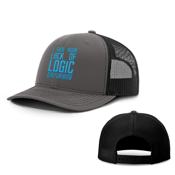 I Find Your Lack of Logic Disturbing Hats - BustedTees.com