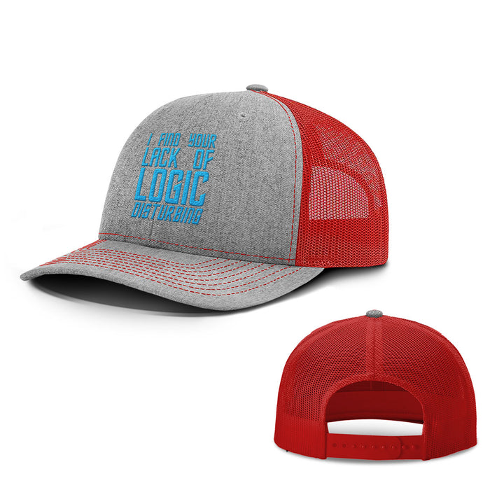 I Find Your Lack of Logic Disturbing Hats - BustedTees.com