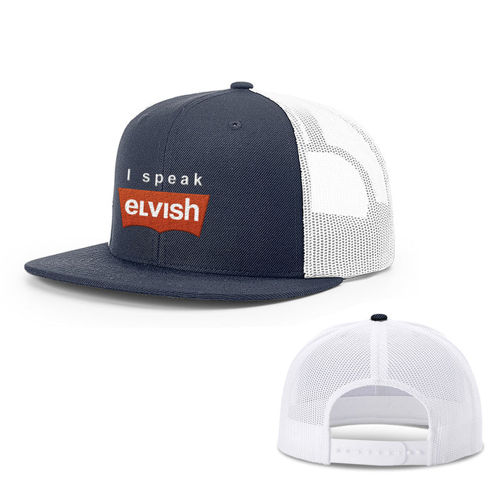 Snapback Flatbill / Navy and White / One Size