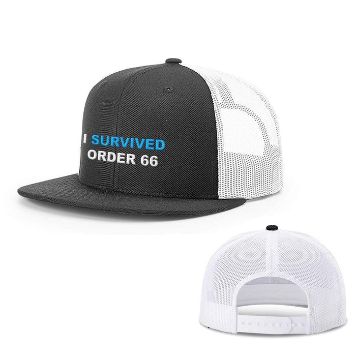 Snapback Flatbill / Black and White / One Size