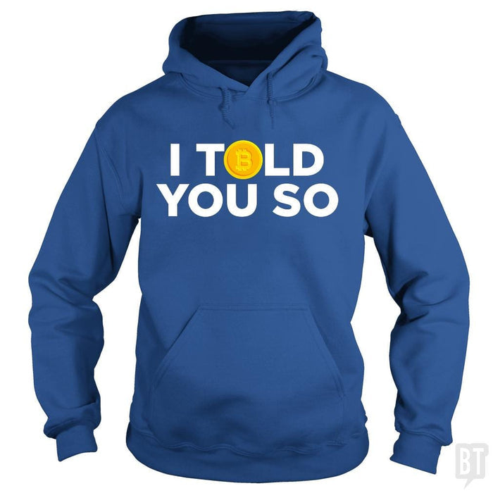 SunFrog-Busted Funky Hippo Hoodie / Royal Blue / S I Told You So