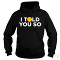 SunFrog-Busted Funky Hippo Hoodie / Black / S I Told You So