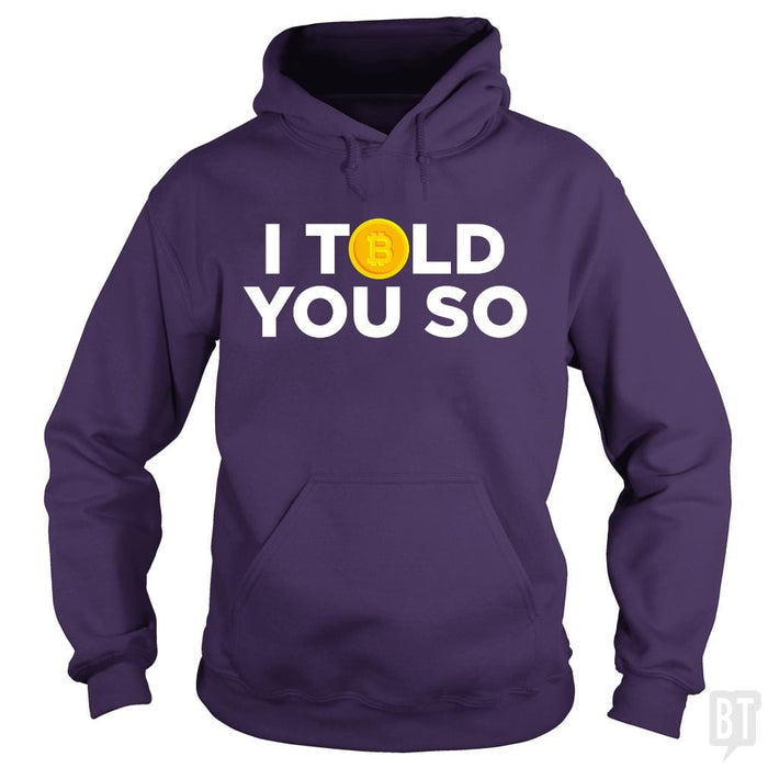 SunFrog-Busted Funky Hippo Hoodie / Purple / S I Told You So