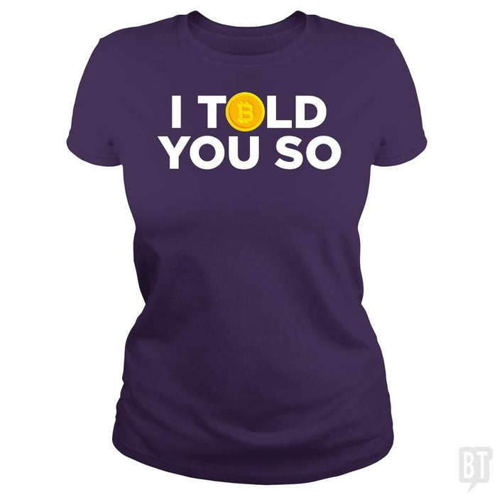 Classic Ladies Tee / Purple / S