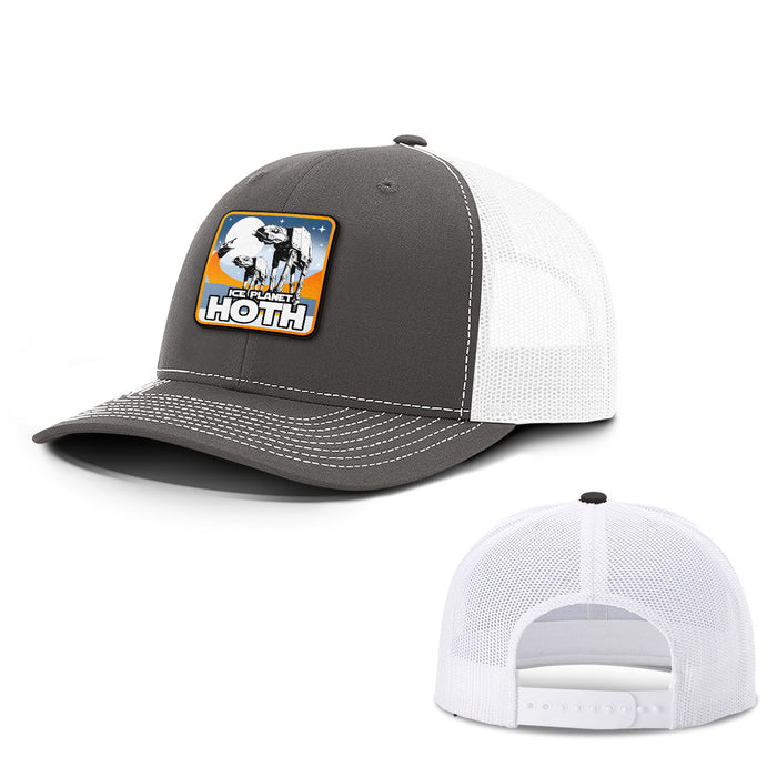 Ice Planet Hoth Patch Hats - BustedTees.com