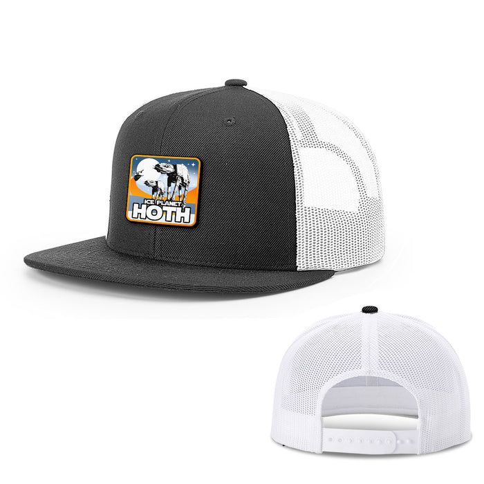 Snapback Flatbill / Black and White / One Size